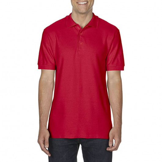 Red Gildan Softstyle Polo Shirts